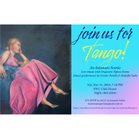 TANGO! – An Intimate Soiree’ Performance