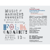 Music and Mariners: Folk Cabaret!
