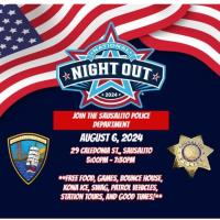 National Night Out with the Sausalito Police Department