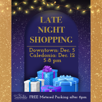 Late Night Shopping Downtown