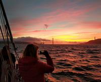 Valentine's Day Sunset Sail on SF Bay - Schooner Freda B