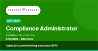 Compliance Administrator – Construction (San Rafael, CA)