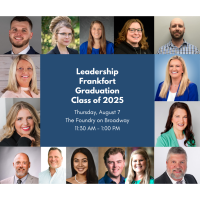 2025 Leadership Frankfort Graduation at The Foundry on Broadway Sponsored by Community Trust Bank
