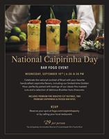 National Caipirinha Day Bar Fogo Event
