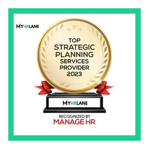 Excited to be names as one of the Top Strategic Planning Service Providers in 2023 by ManagerHR.