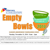 Empty Bowls Hunger Awareness Fundraising Event