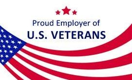 Proud employer of U.S. Veterans