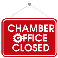 Chamber Office Closed for Holidays