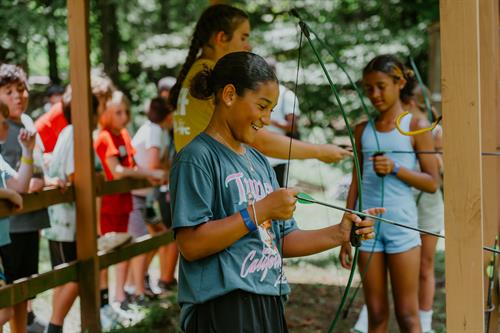 Archery at Columbus Youth Camp