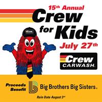 Crew Carwash to Host Fifteenth Annual Crew for Kids Fundraiser