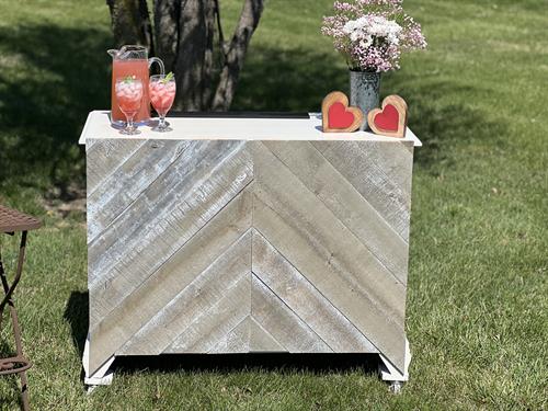 Sunset Serenade is playful and rustic option for an event