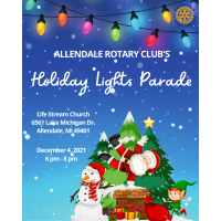 Allendale Rotary Holiday Lights Reverse Parade