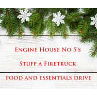 Engine House No 5's Stuff a Firetruck food and essentials drive