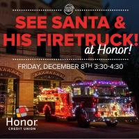 Stuff the Truck Send Off - Santa at Honor Credit Union