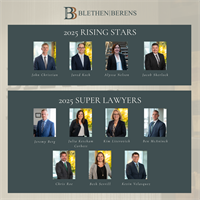 Eleven Blethen Berens Attorneys Receive Super Lawyer & Rising Star Designations
