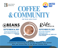 Join Reve Coffee Co. & Blethen Berens for Coffee & Community to benefit United Way of Brown County Area