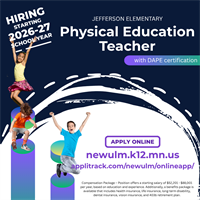 Physical Education Teacher - Jefferson Elementary