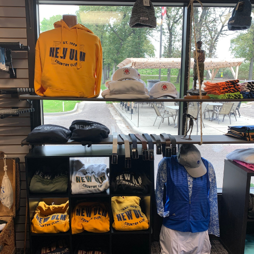Apparel in the Pro Shop