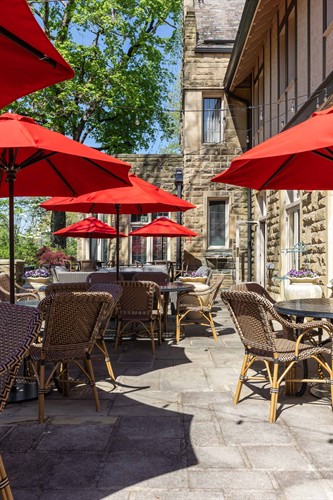 Patio Seating at The Oak Room