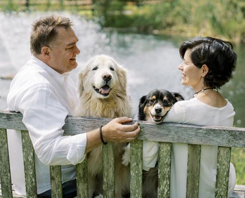 The Owners, Bobbi & Jeff, and the Pups