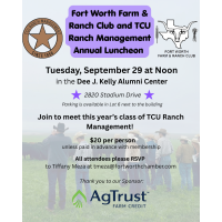 Fort Worth Farm & Ranch with TCU Ranch Management