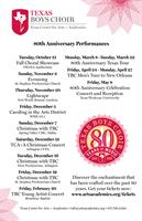 Texas Boys Choir 80 Years of Choral Legacy