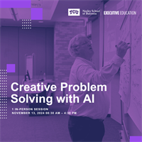 TCU Executive Education: Creative Problem Solving with AI