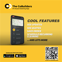 The CoBuilders launches app for requesting cleaning services or hire cleaners