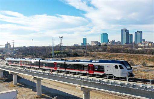 Trinity Metro TEXRail in Fort Worth