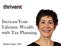 Increase Your Lifetime Wealth with Tax Planning with Debbie Taylor