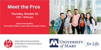 IABC + University of Mary: Meet the Pros