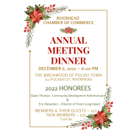 Annual Meeting Dinner 2022