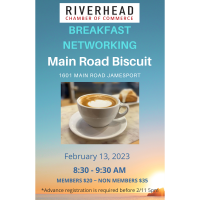 Networking Breakfast at Main Road Biscuit