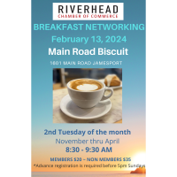 Networking Breakfast at Main Road Biscuit