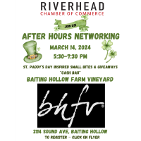 After Hours Networking at Baiting Hollow Farm Vineyard