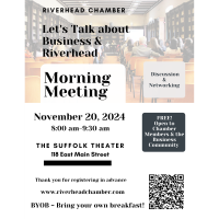 CHAMBER MEMBER & BUSINESS COMMUNITY MEETING