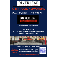 After Hours Networking @ Box Pickleball Container Bar & Kitchen