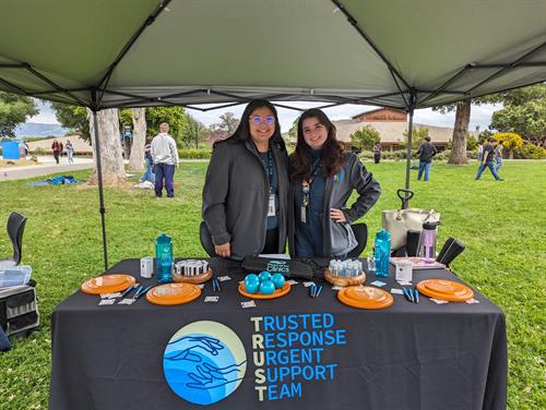 Outreach Team (Left: Roxanna Guzman, Right: Lauren DeRosa)