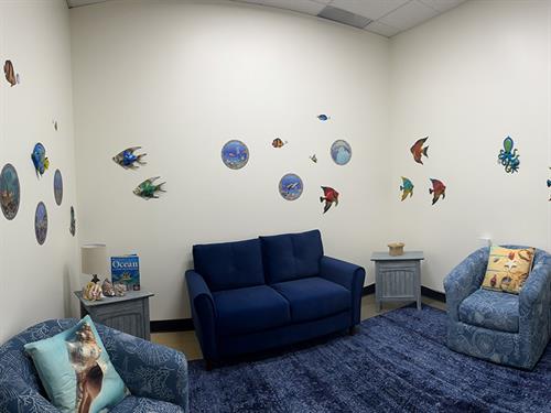 Under the Sea Themed Therapy Room