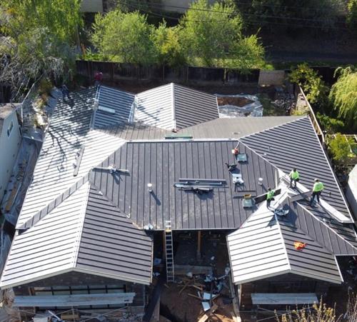 Metal Roof Installation 