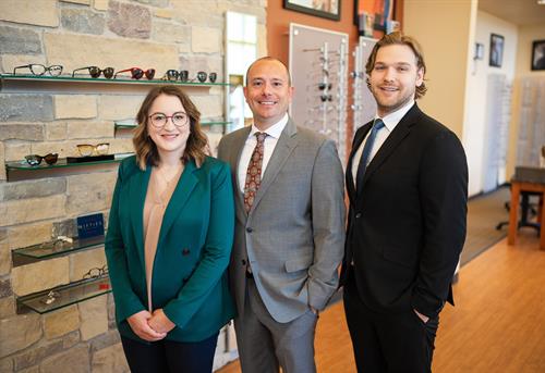 Dr. Brittany Beers, Dr. Ryan Ames, Dr. Hayden Matz