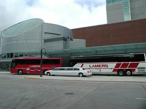 Lamers Bus Lines and Lamers Limousine Service at the Fox Cities Performing Arts Center in Appleton, WI