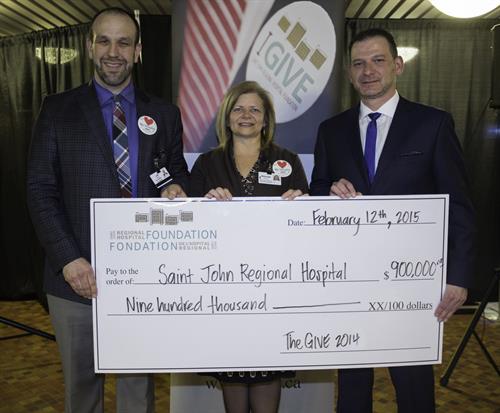 Radiothon raised $179,980. This success allowed the Foundation to close The Give campaign and present The SJ Regional Hospital with a cheque for $900,000 – the fundraising goal for the Give campaign.