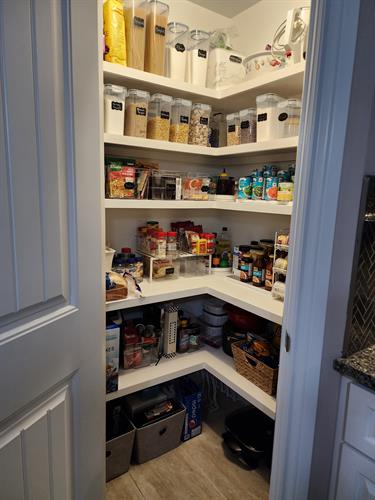 Pantry Re-organizing After