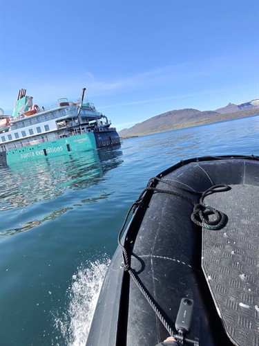 the Zodiac is the best part of the Expedition cruise!