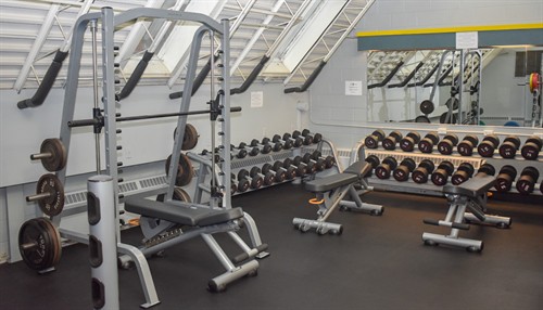 Build strength and confidence with a wide selection of free weights and strength-training equipment