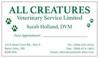 All Creatures Veterinary Service Limited