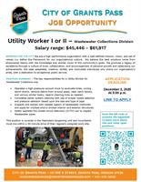Utility Worker I or II - Wastewater Collections