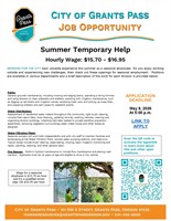 Summer Temporary Help