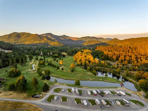 reserve your RV spot. Each pull-through site can accommodate up to a 60-foot RV. Stays limited to 29 days.